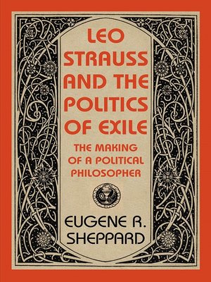 cover image of Leo Strauss and the Politics of Exile